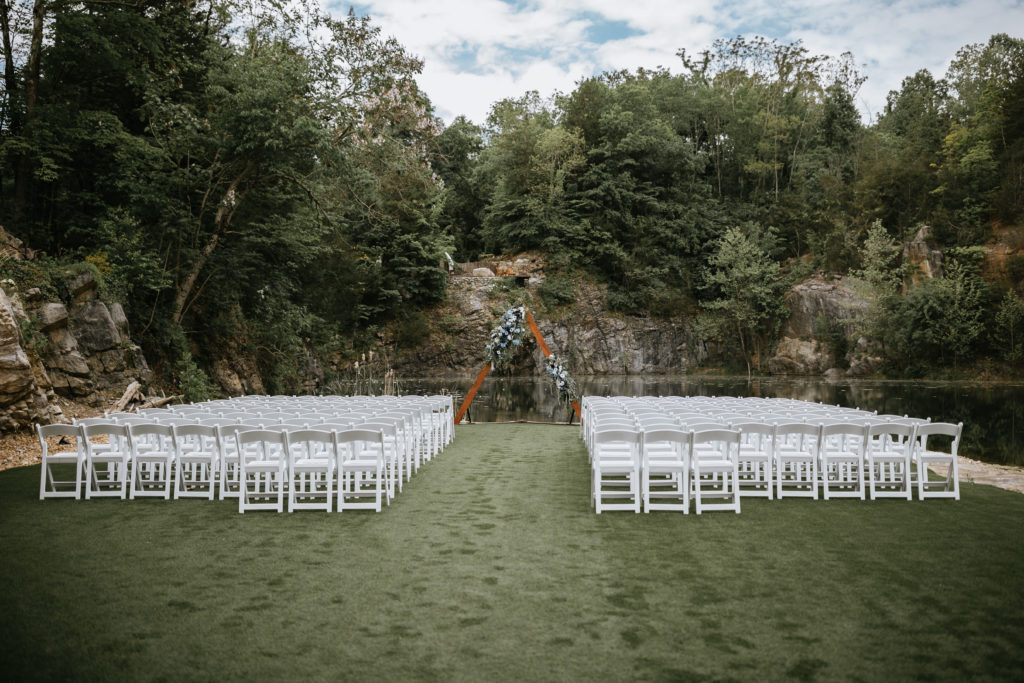 ceremony site at waterstone event venue